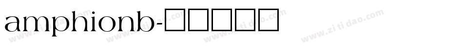 amphionb字体转换