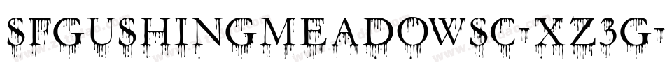 SfGushingMeadowSc-XZ3G字体转换