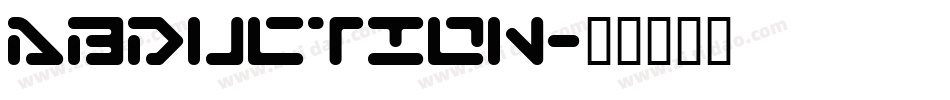 Abduction字体转换