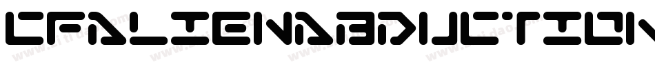 CfAlienAbductionRegular-J2XE字体转换