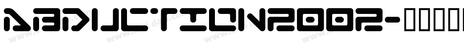 abduction2002字体转换