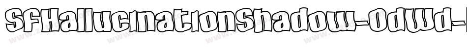 SfHallucinationShadow-0dWd字体转换 SfHallucinationShadow-0dWd字体转换