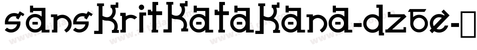 SanskritKatakana-dZ6E字体转换