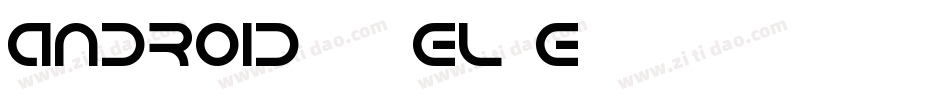 Android101-El3e字体转换