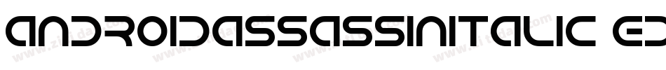 AndroidAssassinItalic-eDDp字体转换