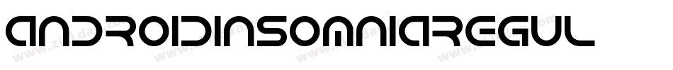 AndroidInsomniaRegul字体转换