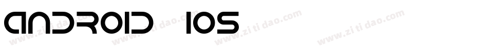 android设置ios字库字体转换