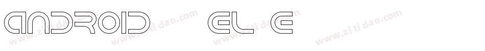 Android101-El3e字体转换