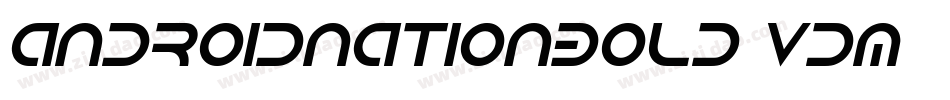 AndroidNationBold-vDM字体转换