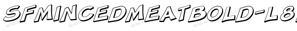 SfMincedMeatBold-l8Pe字体转换