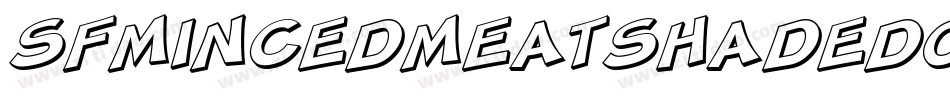 SfMincedMeatShadedOblique-nrnJ字体转换