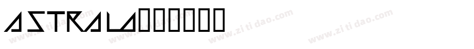 ASTRALO字体转换