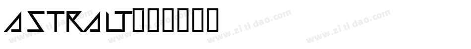 ASTRALT字体转换
