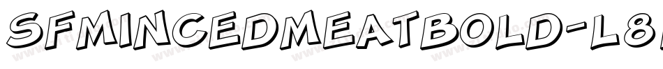SfMincedMeatBold-l8Pe字体转换