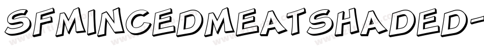 SfMincedMeatShaded-YyA8字体转换