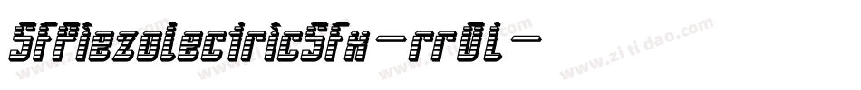 SfPiezolectricSfx-rr0L字体转换 SfPiezolectricSfx-rr0L字体转换