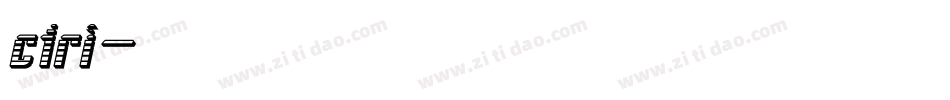 ctri字体转换