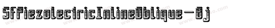 SfPiezolectricInlineOblique-Bjd8字体转换