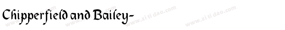 Chipperfield_and_Bailey字体转换