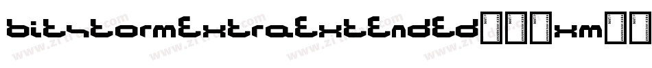 BitstormExtraextended-85XM字体转换