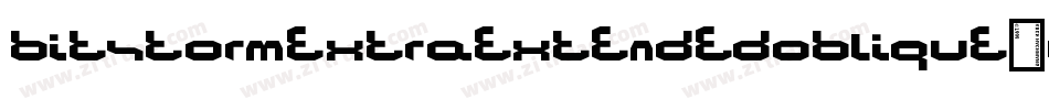 BitstormExtraextendedOblique-Yrjq字体转换