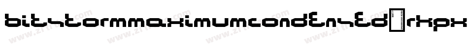 BitstormMaximumcondensed-rKPx字体转换
