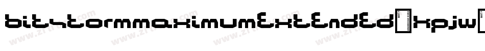 BitstormMaximumextended-KPjW字体转换
