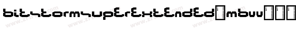 BitstormSuperextended-mBvV字体转换