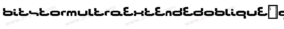 BitstormUltraextendedOblique-g483字体转换