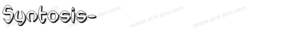Syntosis字体转换
