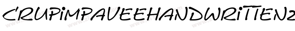Crupimpaveehandwritten2-BpJd字体转换