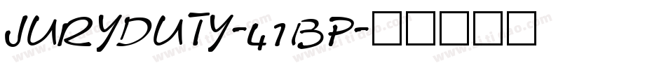 JuryDuty-41Bp字体转换