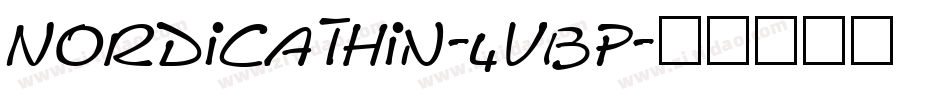 Nordicathin-4vBp字体转换
