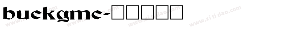 buckgmc字体转换