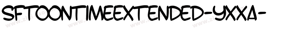SfToontimeExtended-YXxa字体转换
