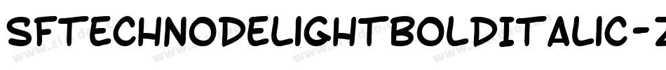 SfTechnodelightBoldItalic-zJla字体转换 SfTechnodelightBoldItalic-zJla字体转换