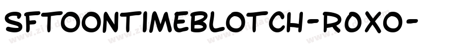 SfToontimeBlotch-R0xo字体转换
