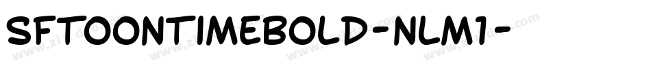 SfToontimeBold-nLm1字体转换