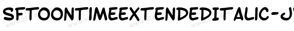 SfToontimeExtendedItalic-jV2R字体转换 SfToontimeExtendedItalic-jV2R字体转换