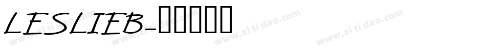 LESLIEB字体转换