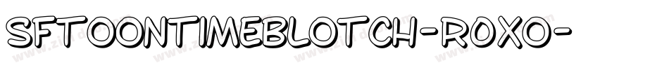 SfToontimeBlotch-R0xo字体转换