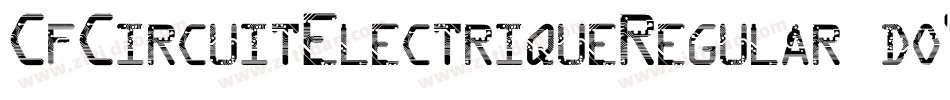 CfCircuitElectriqueRegular-doYV字体转换