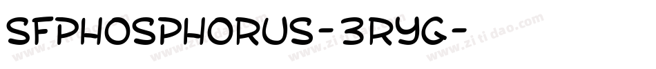 SfPhosphorus-3RyG字体转换