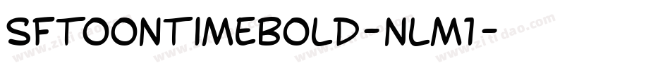 SfToontimeBold-nLm1字体转换