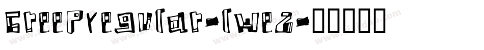 CreepRegular-lweZ字体转换