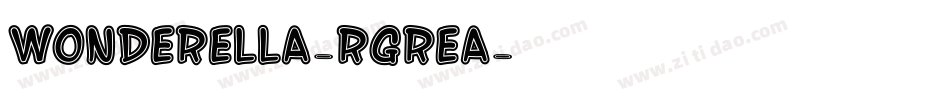 Wonderella-rgreA字体转换
