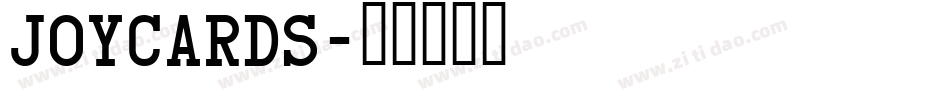 Joycards字体转换