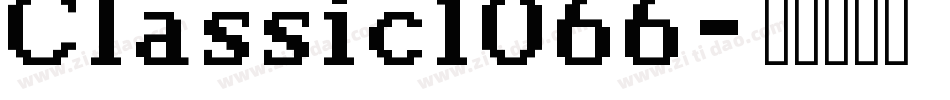 Classic1066字体转换