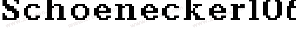 Schoenecker1066字体转换