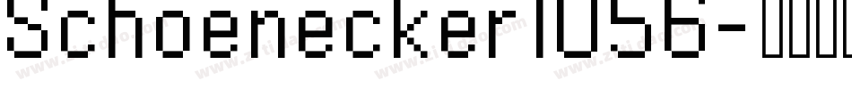 Schoenecker1056字体转换
